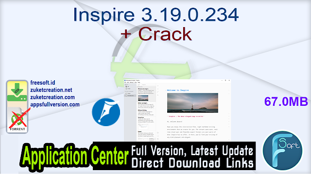 Inspire 3.19.0.234 + Crack