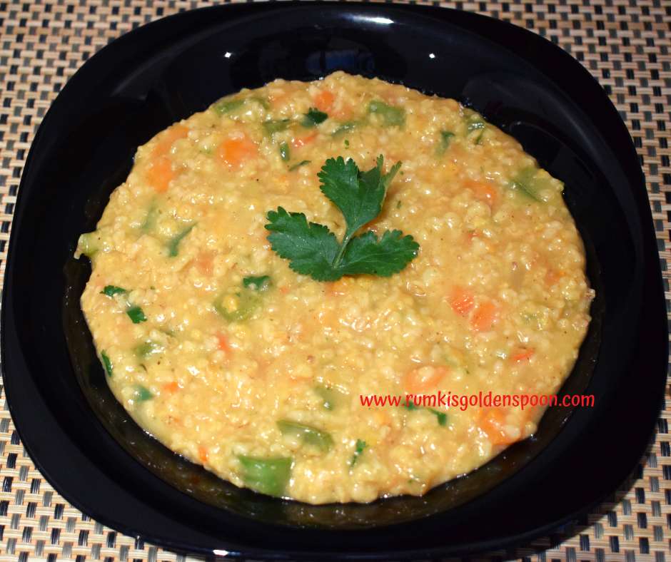 Indian Recipe, Breakfast, Snacks, Quick and Easy Recipe, Food, Food Blog, Vegetable Masala Oats, Rumki's Golden Spoon