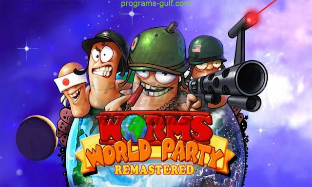 تحميل لعبة حرب الديدان القديمة Worms world Party للكمبيوتر مجانا برابط مباشر كاملة الاكشن والمغامرة 4-4
