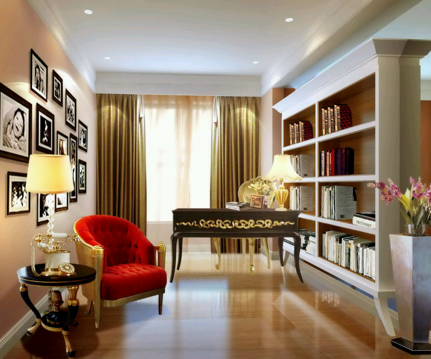 Modern study room furnitures designs ideas. ~ Furniture ...