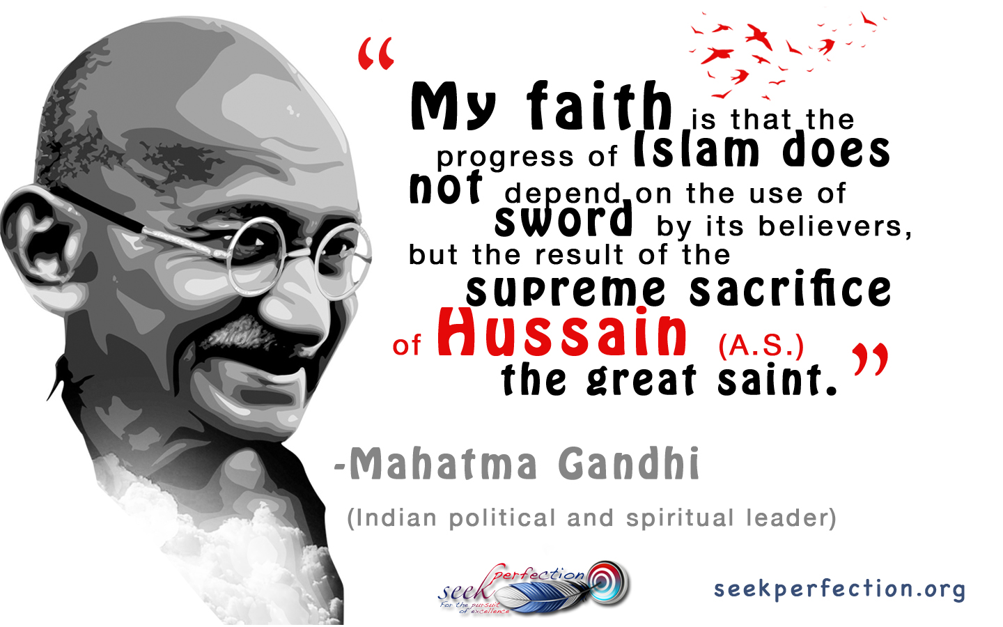 Best Quotes About Imam Hussain By Mahatma Gandi