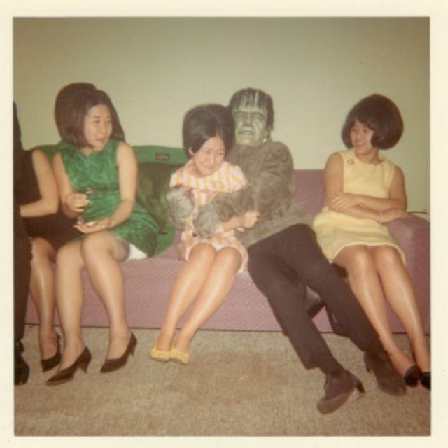 Amusing Polaroid Snapshots of a Wild Halloween Party From the 1960s ... photo image