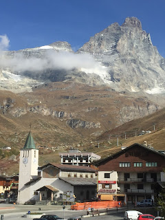 mount Cervino and Breuil-Cervinia, Italy