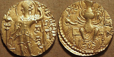 Gupta coin , gupta art