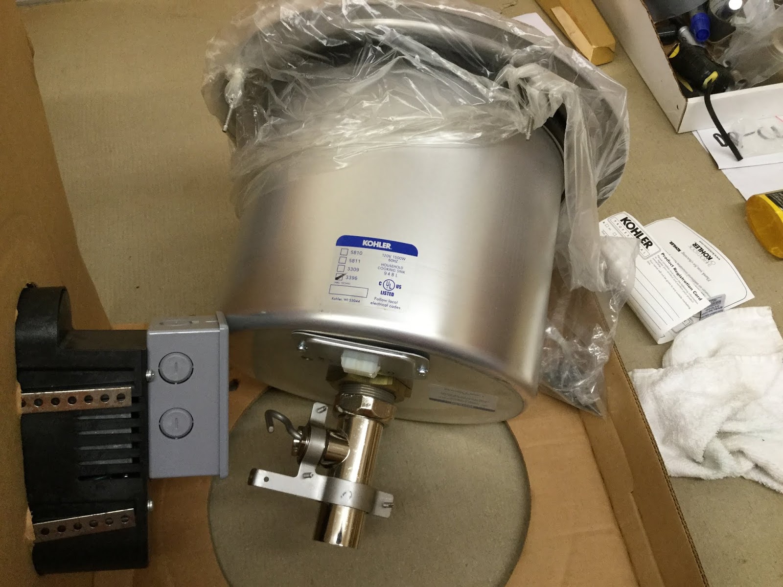 Find Discontinued Plumbing Fixtures Kohler K3396NA PRO CookSink 15