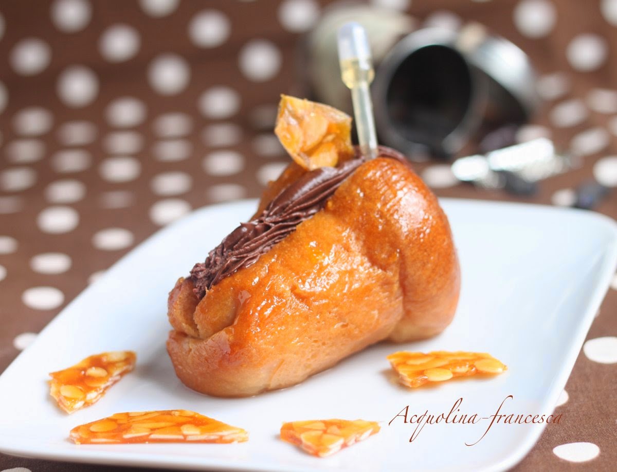 Acquolina Babà al cioccolato per due