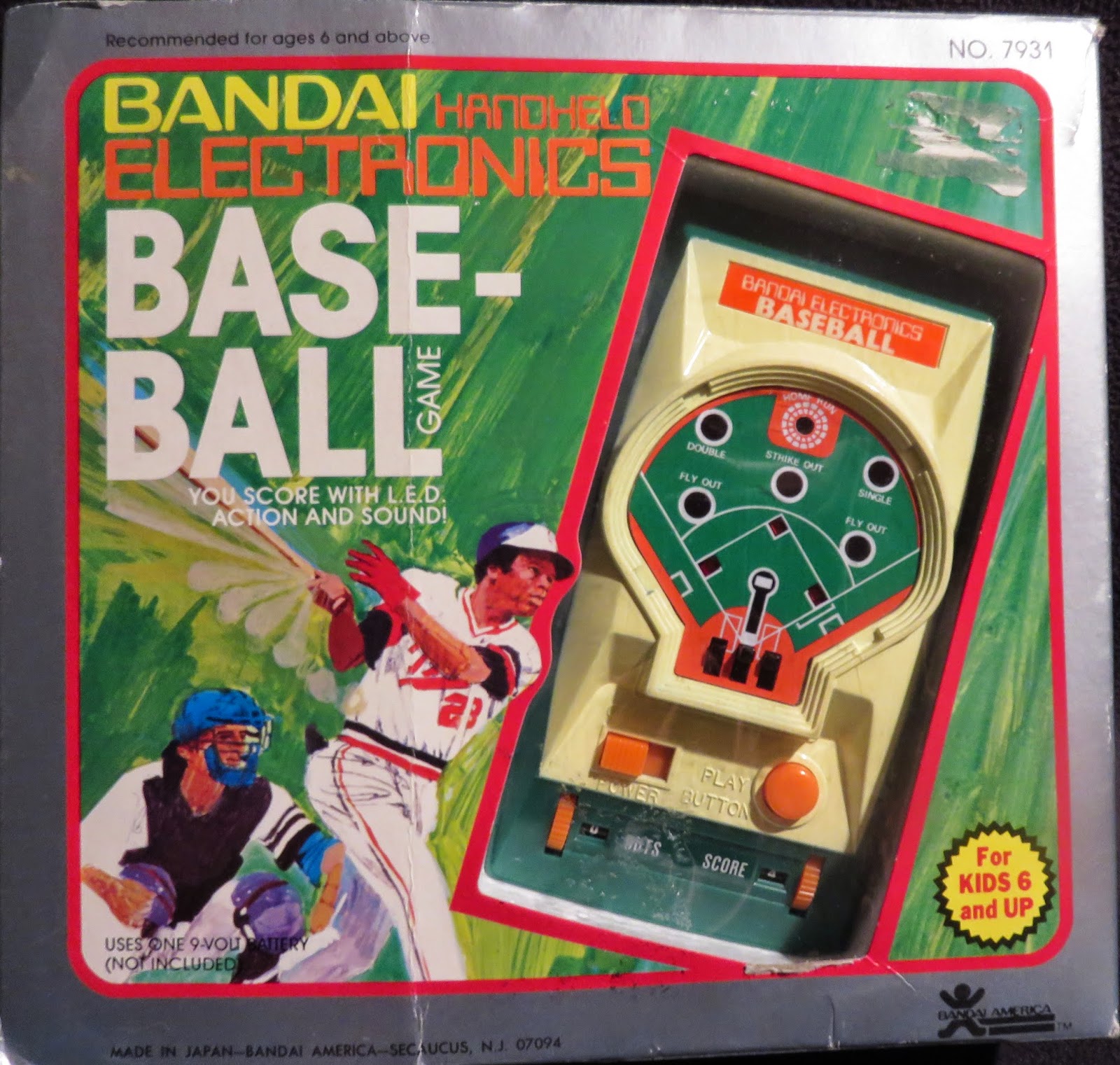 Electronic Baseball Bandai Baseball Game
