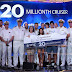 Msc Crociere celebra il traguardo dei 20 milioni di passeggeri