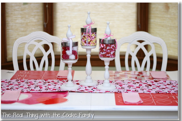 Decorating for Valentine's ~ Our Table - The Real Thing with the Coake