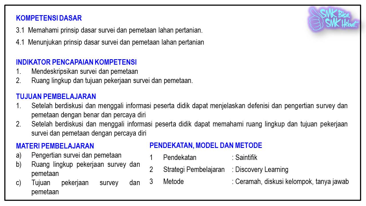 Khalfahrum Cikgu Materi Kelas Xi Atp Pemetaan Lahan