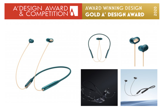 OPPO Wireless Headphone models win 2 Gold, 1 Platinum in A'Design Awards