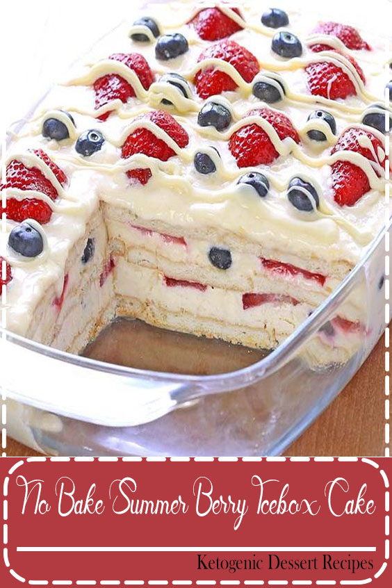 No Bake Summer Berry Icebox Cake Urap Recipes Idea
