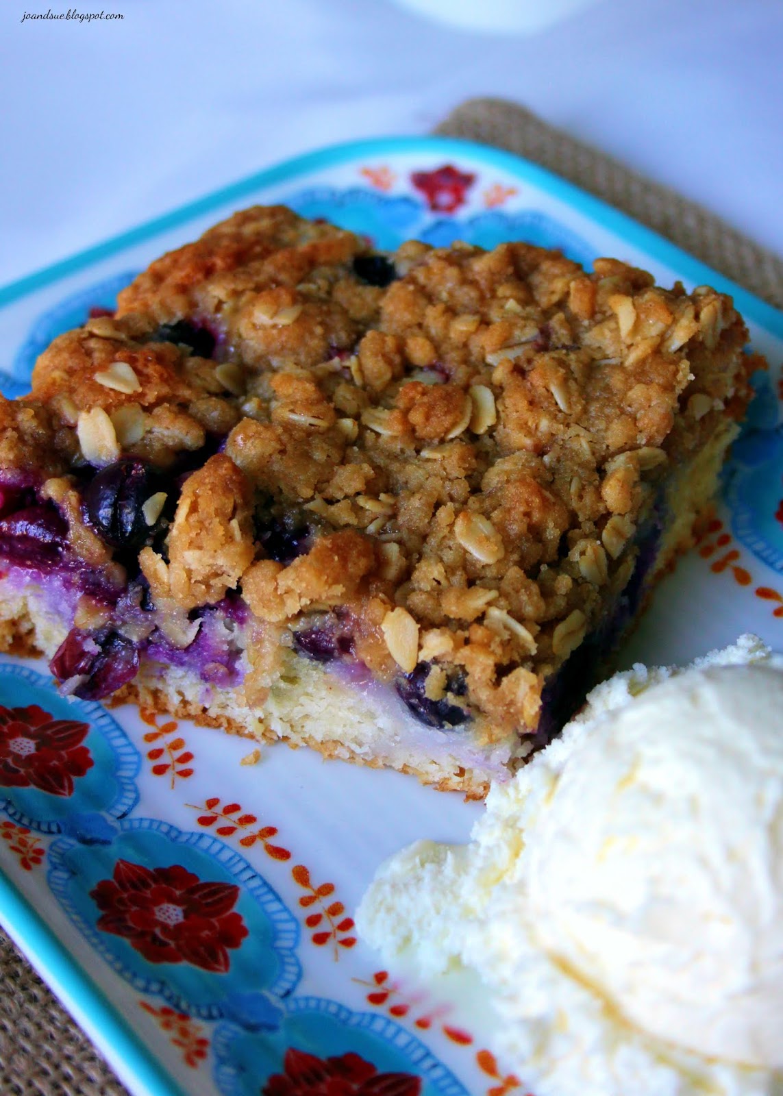 Jo and Sue Grape Streusel Cake