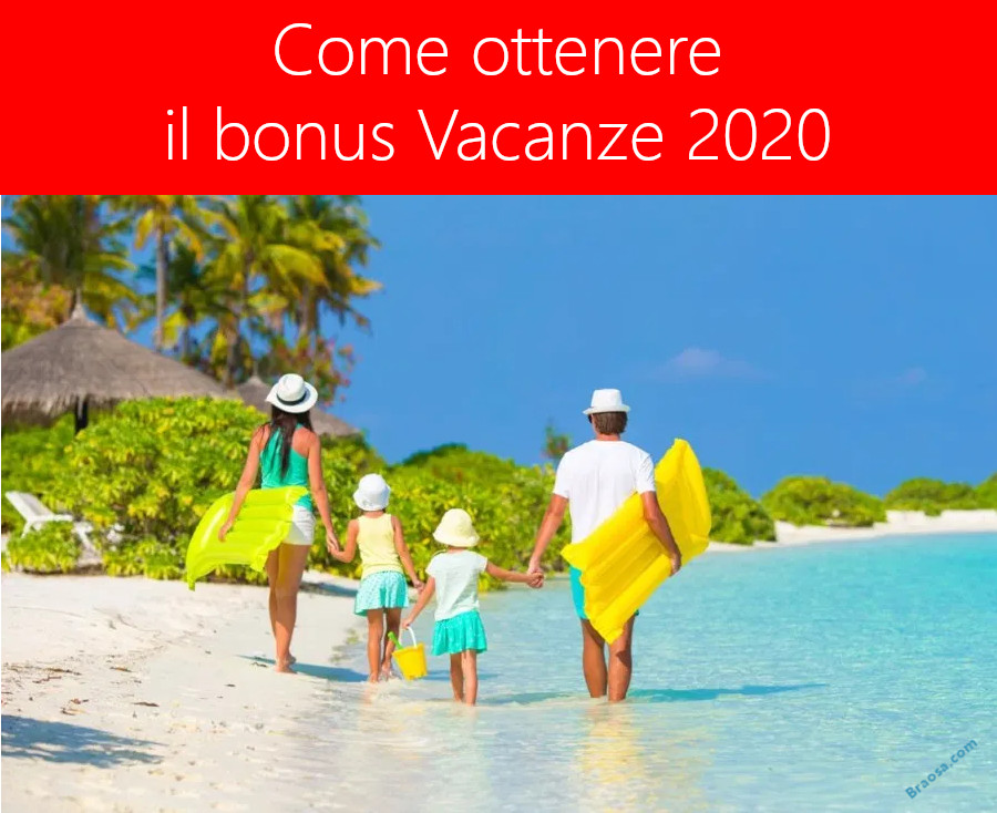 COME OTTENERE IL BONUS VACANZE 2020