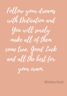exam wishes
