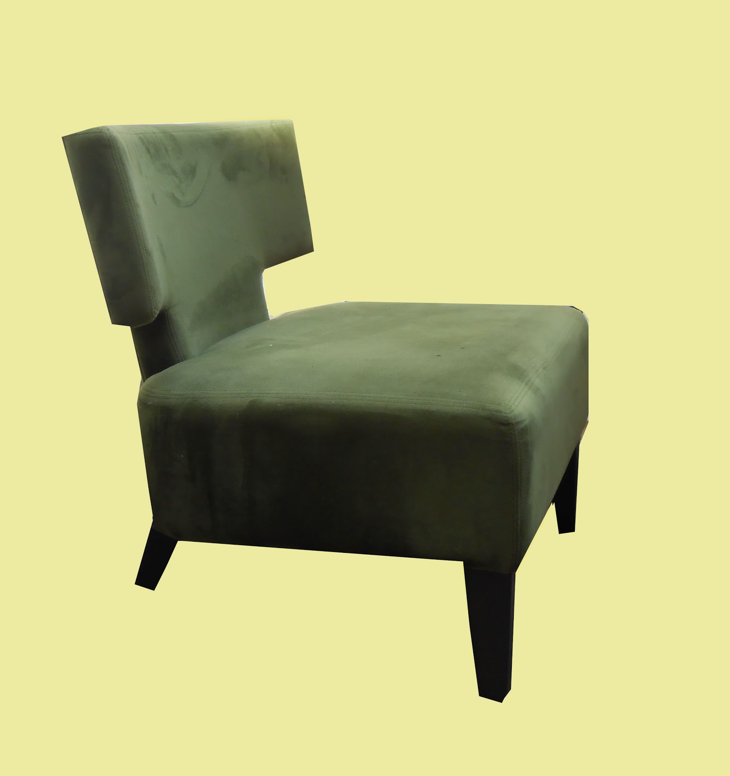 Uhuru Furniture & Collectibles West Elm Vintage Style Armless Chair SOLD