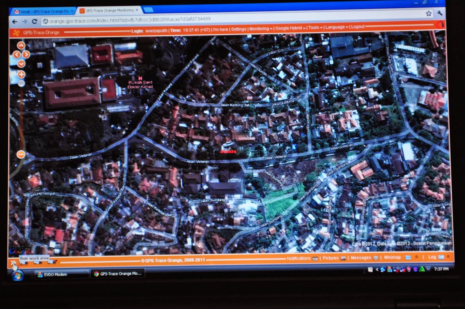 Cara daftar GPS Tracker di Trace Orange