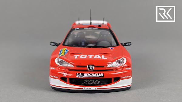 Zdjecie modelu IXO RAM106 Peugeot 206 WRC, Rally Sweden 2003, Winners Gronholm / Rautiainen