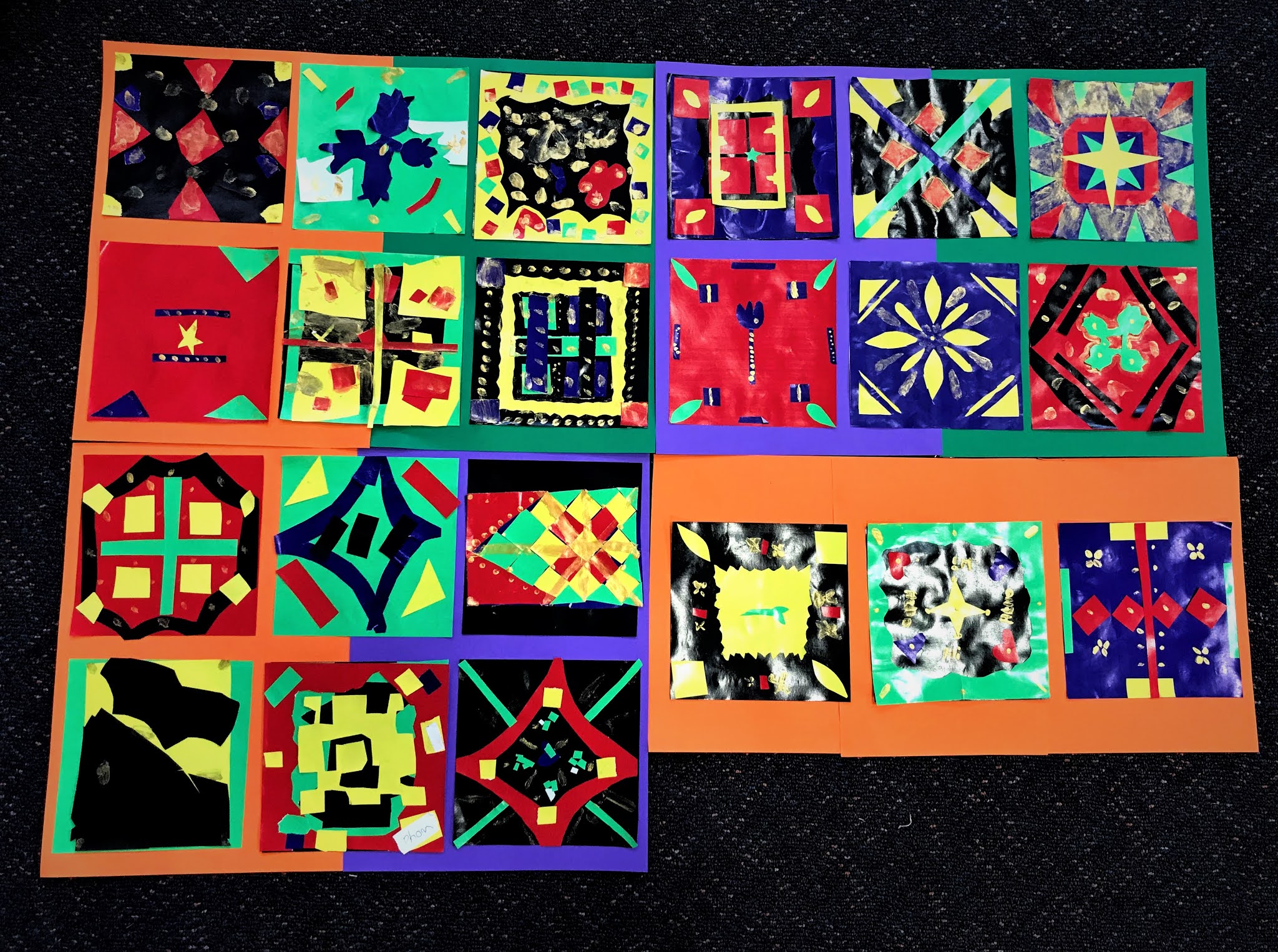 Art with Mrs Baker Persian & Moroccan Tiles Paper Art