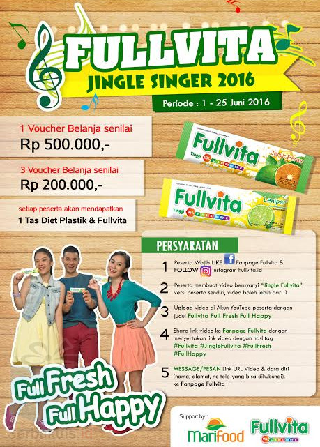 Fullvita Jingle Singer 2016 Fullvita Jingle Singer 2016