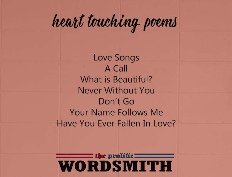 Touching poems sad 21 Famous