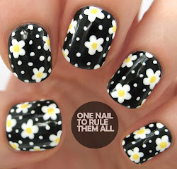 nail daisy nails designs flower flowers cute tutorial daisies clothes dots dot polka them short onenailtorulethemall beauty acrylic floral easy