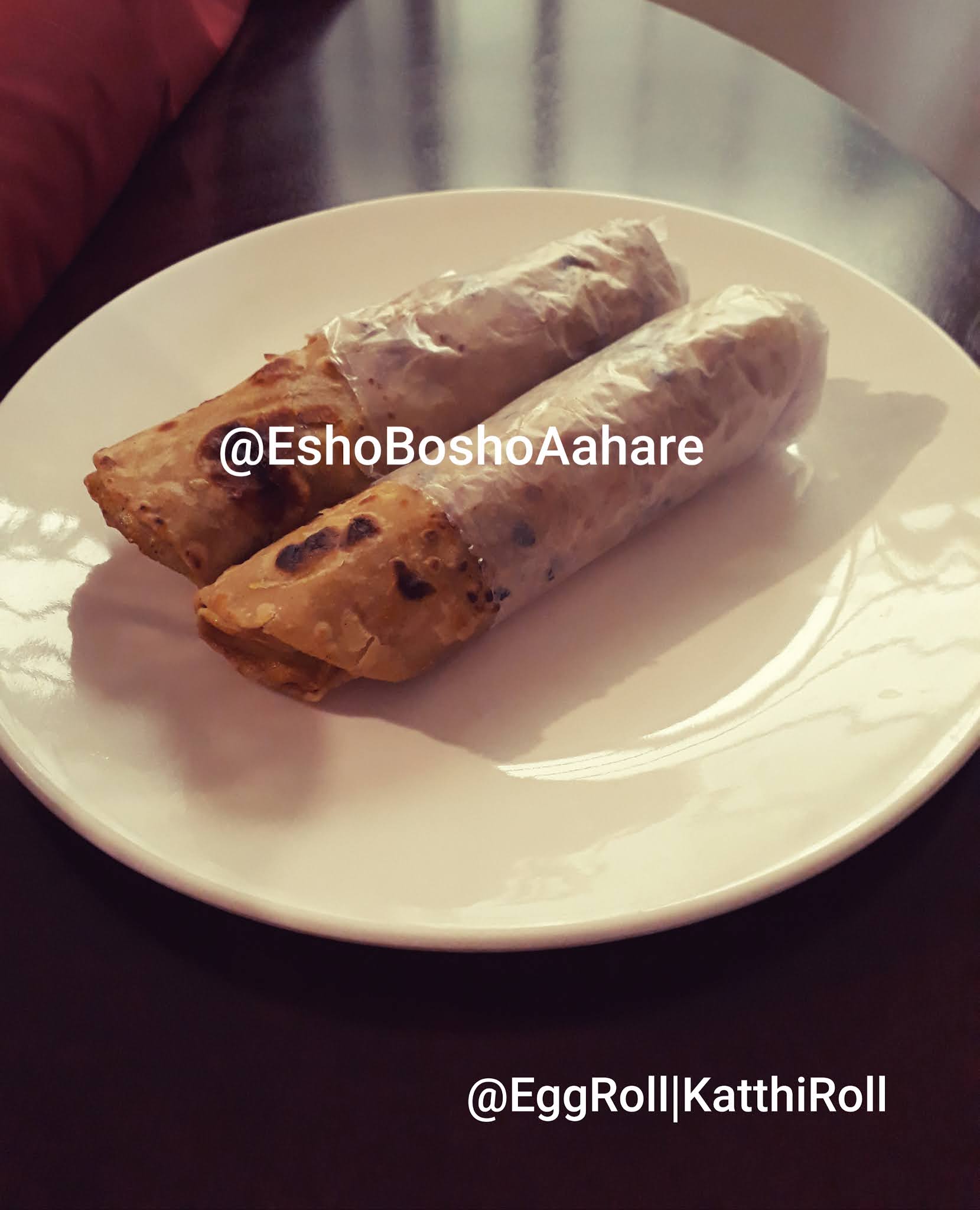 Egg Roll Katthi Roll Kolkata Style