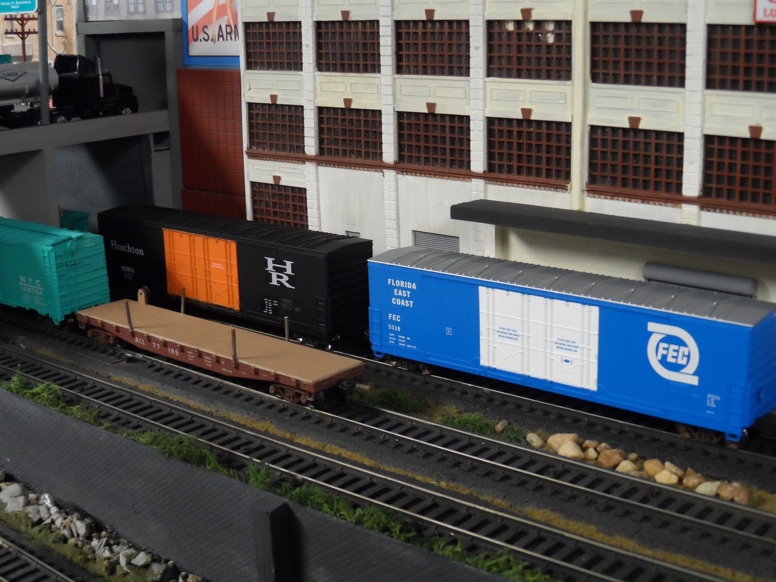 New York Central Train Layout Car Cards & Waybills on the N.Y.C.T.L