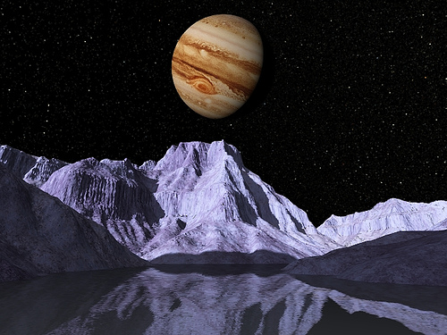Europa, luna de Júpiter, uno de los mayores candidatos a albergar vida dentro del sistema solar
