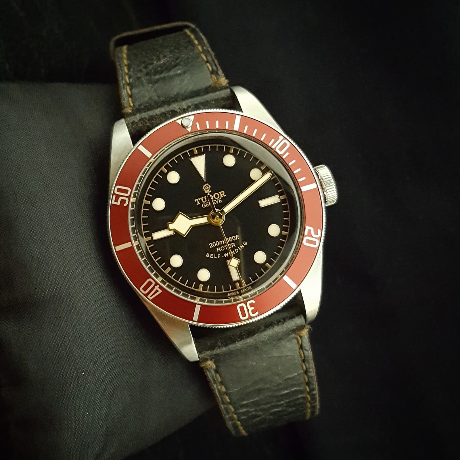 Watch Temptation Jual Beli Jam Tangan Second Arloji Mewah Bekas Original Sold Preowned Tudor Heritage Blackbay Red Bezel