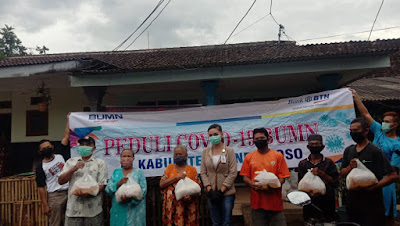 Sinergi Dengan BUMN, Sonny Bagikan Sembako di 23 Kecamatan Bondowoso Sinergi Dengan BUMN, Sonny Bagikan Sembako di 23 Kecamatan Bondowoso