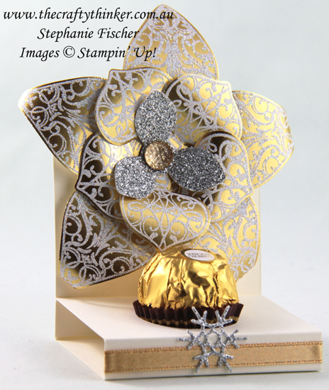 www.thecraftythinker.com.au, Christmas table favor, Christmas Gleaming bundle, Stampin' Up #thecraftythinker #stampinup #cardmaking #3D #christmastablefavor #xmastablefavor #brightlygleaming , Christmas table favor, Christmas Gleaming bundle, Stampin' Up Demonstrator, Stephanie Fischer, Sydney NSW