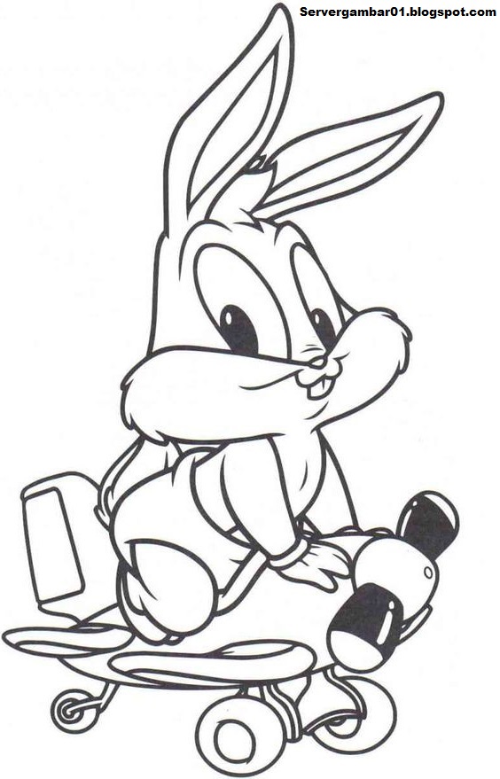 Cute cartoon rabbit 