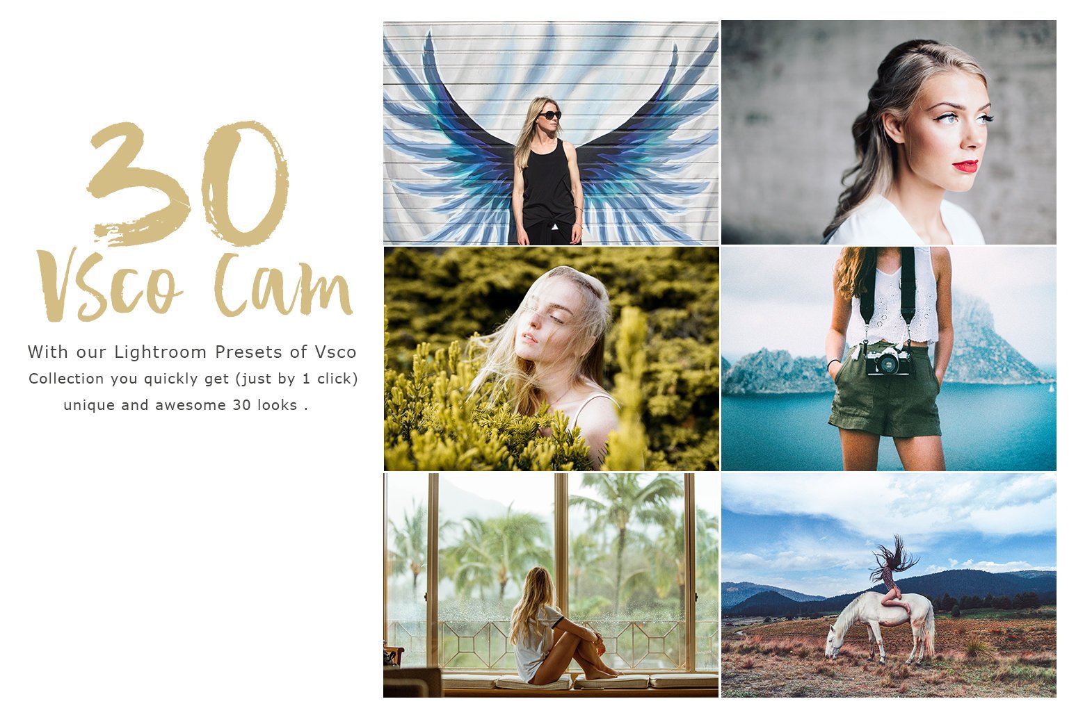 30 VSCOcam Inspired Lightroom Preset (LR)