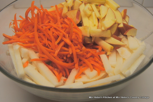 Jicama, Carrot and Apple Salad at Miz Helen's Country Cottage