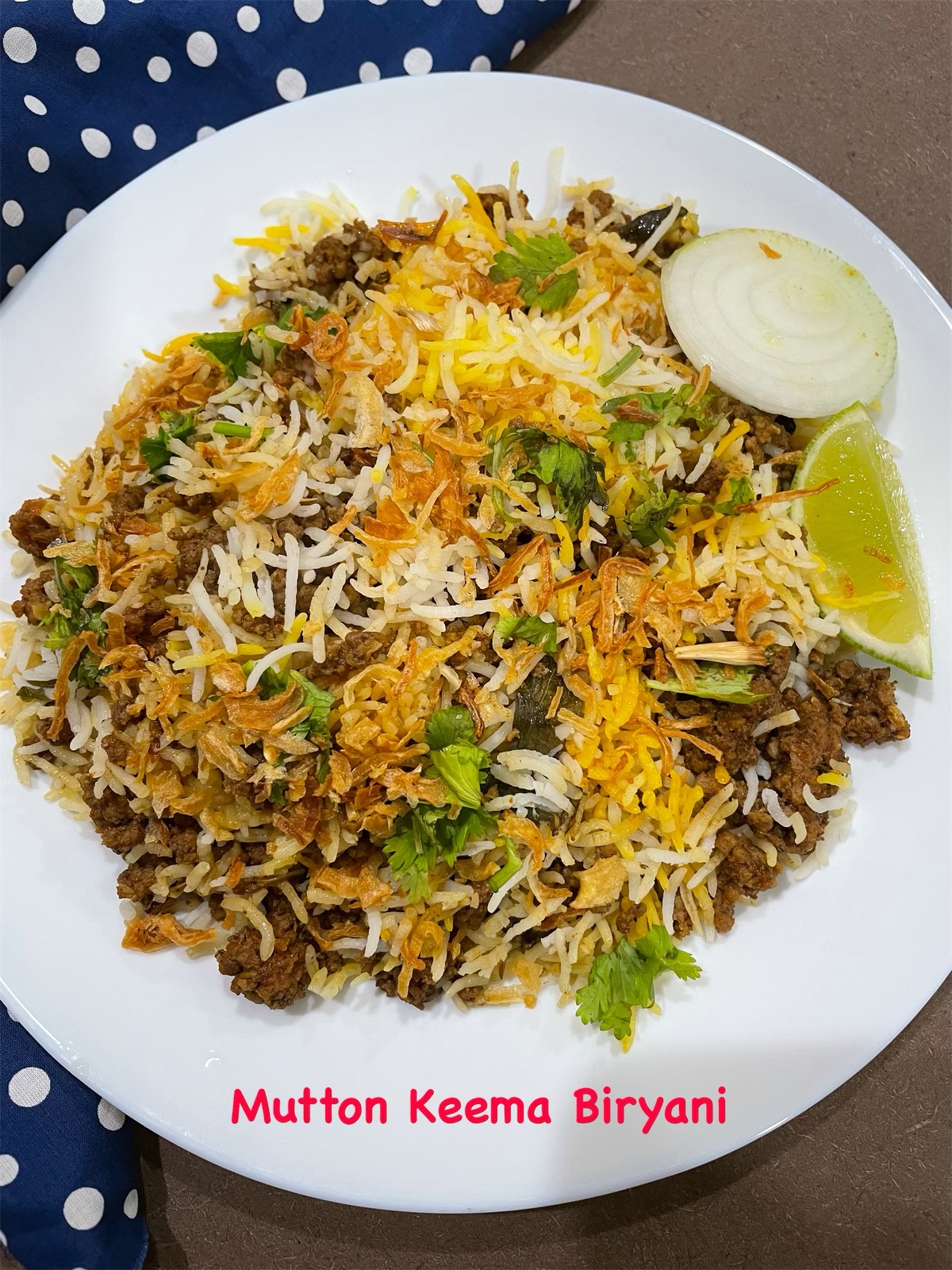 Mutton Keema Biryani From Sushma's Kitchen