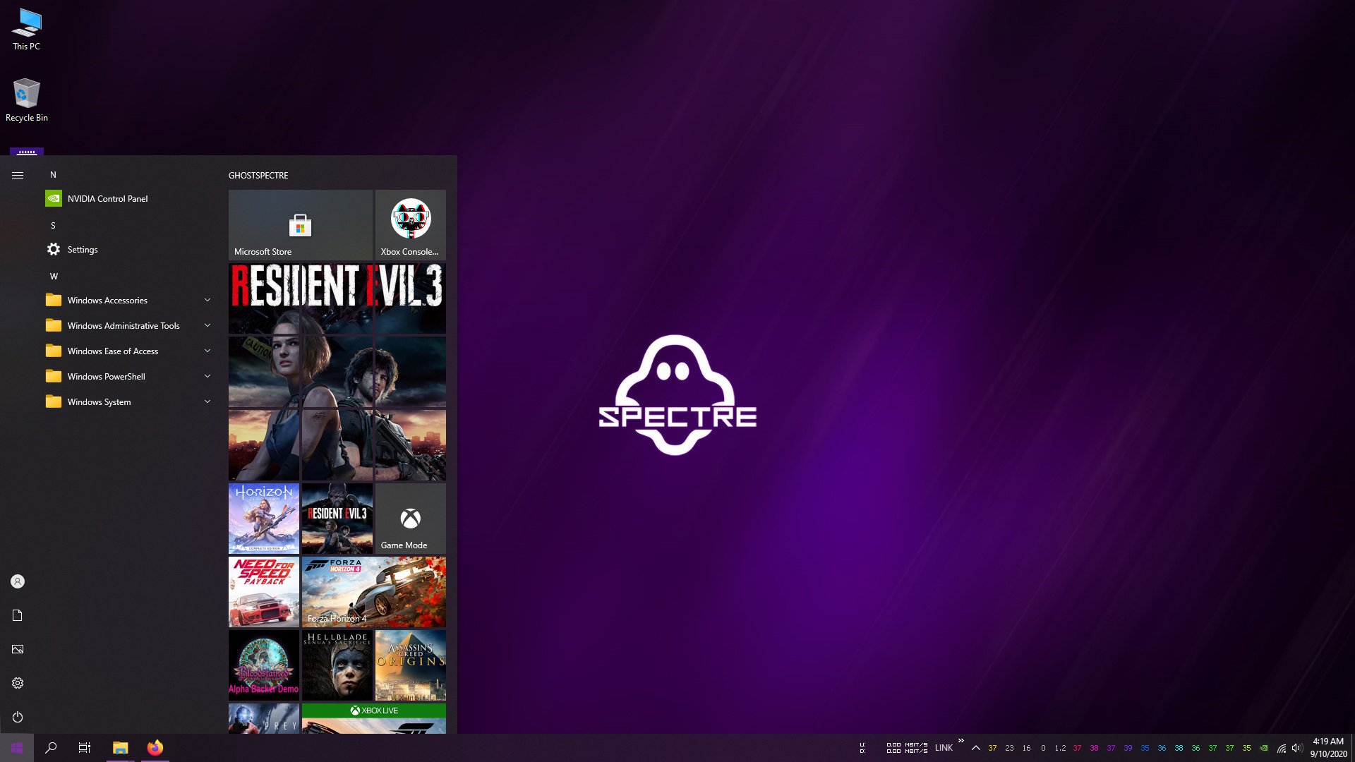 Ghost Spectre WINDOWS 10 PRO - SUPERLITE / COMPACT / X64 /86 / VERSION