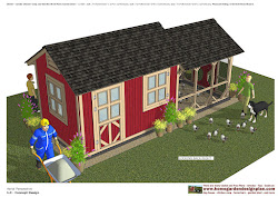 plans garden chicken coop shed combo construction build sheds coops easy