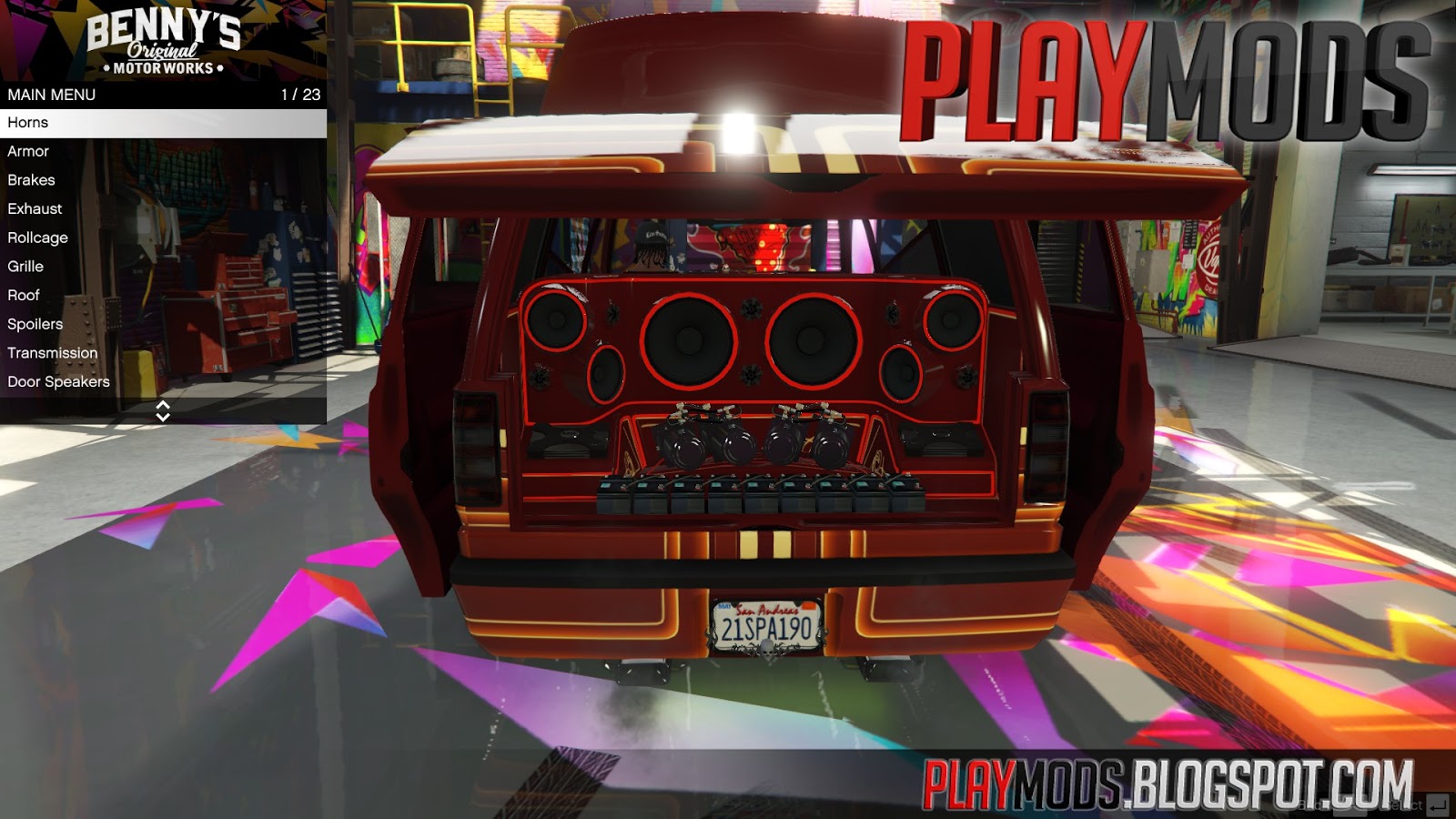 GTA V - Benny's Motorworks Single Player 1.5.2 