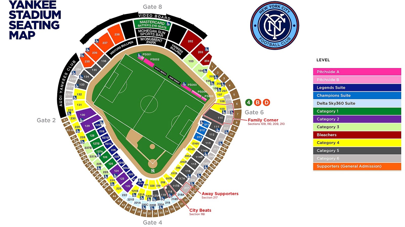 Yankee Stadium Seating Chart View Stadium Choices