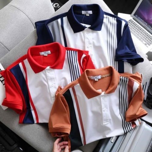 Áo Thun Nam Cổ Trụ Áo Phông Nam Cổ Bẻ Polo Marc In Nhiệt Cao Cấp Hàng Chuẩn