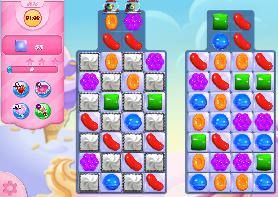 Candy Crush Saga level 2923 Candy Crush Saga level 2923