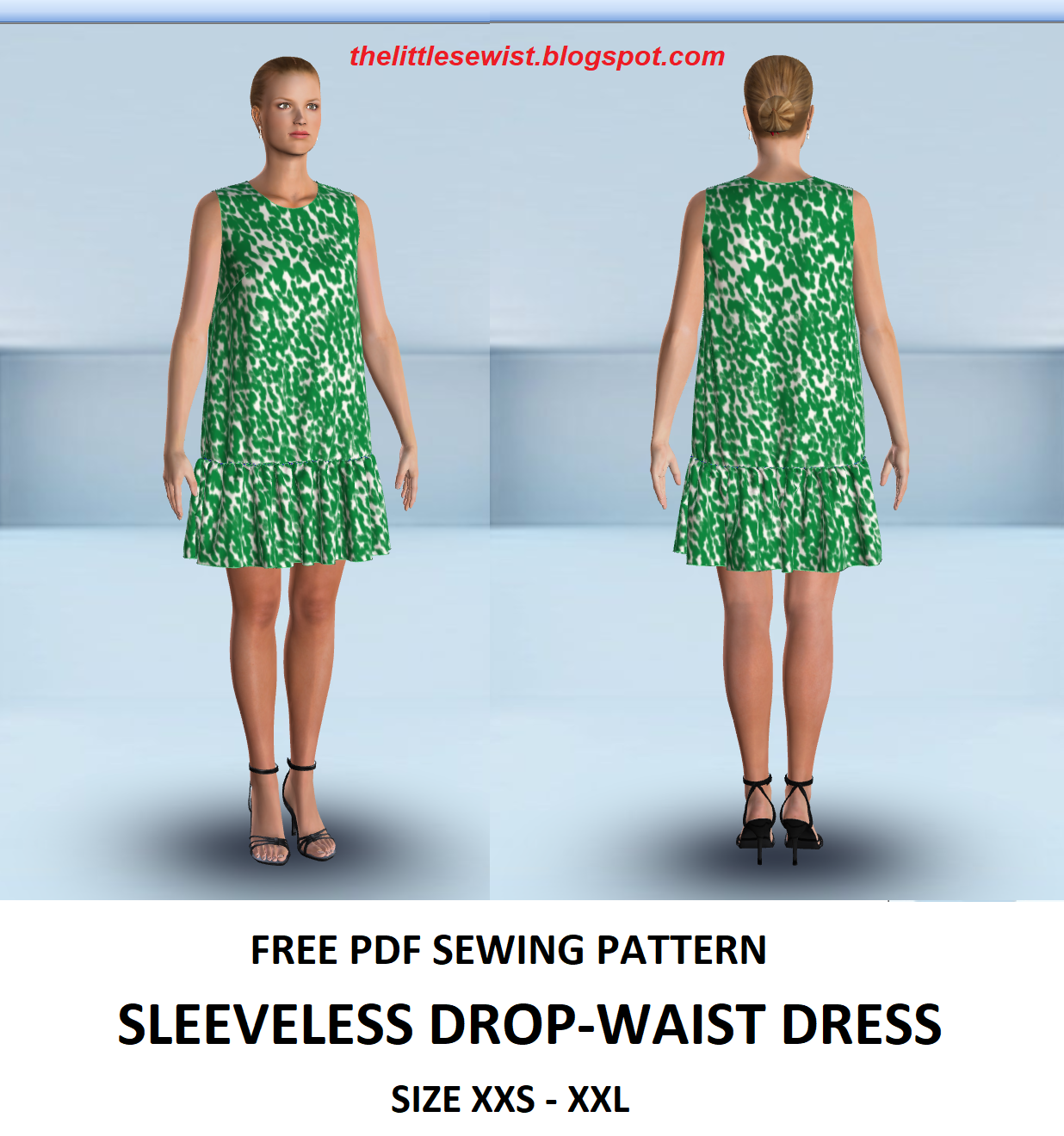 Dropped Waist Dress Pattern