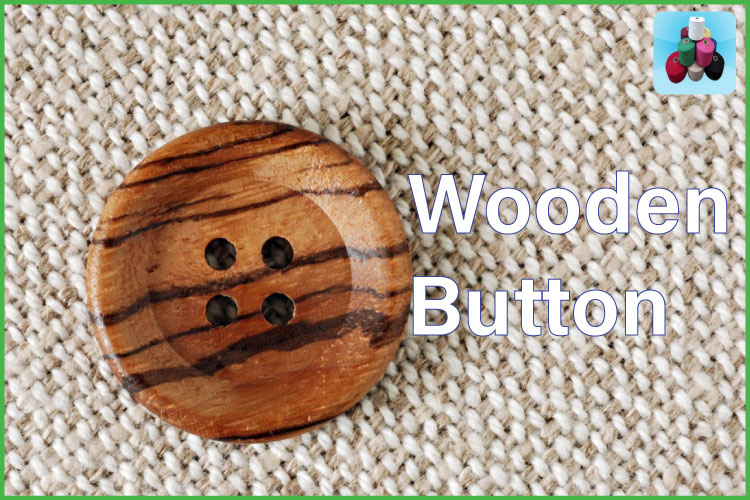 Decorative Buttons for Crafts Gear Shaped Wooden Buttons for DIY