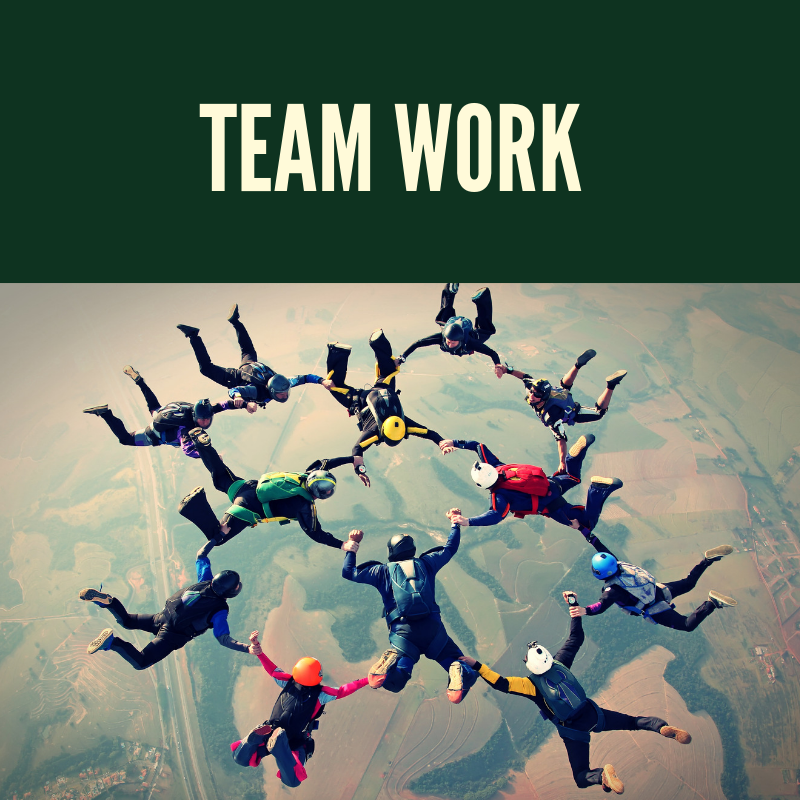 Team Work and Goal Setting help employees to achieve goals