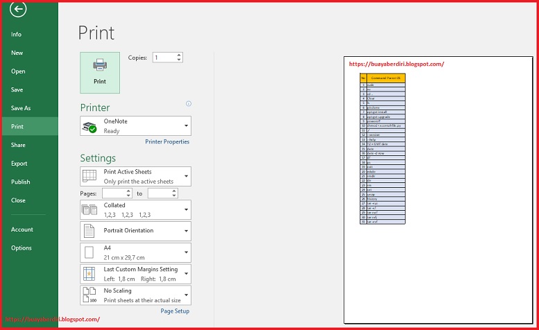 3 Cara Print Halaman Excel Agar Tidak Terpotong Full Kertas