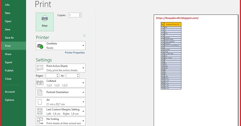 3 Cara Print halaman excel agar tidak terpotong (full kertas ) 3 Cara Print halaman excel agar tidak terpotong (full kertas )