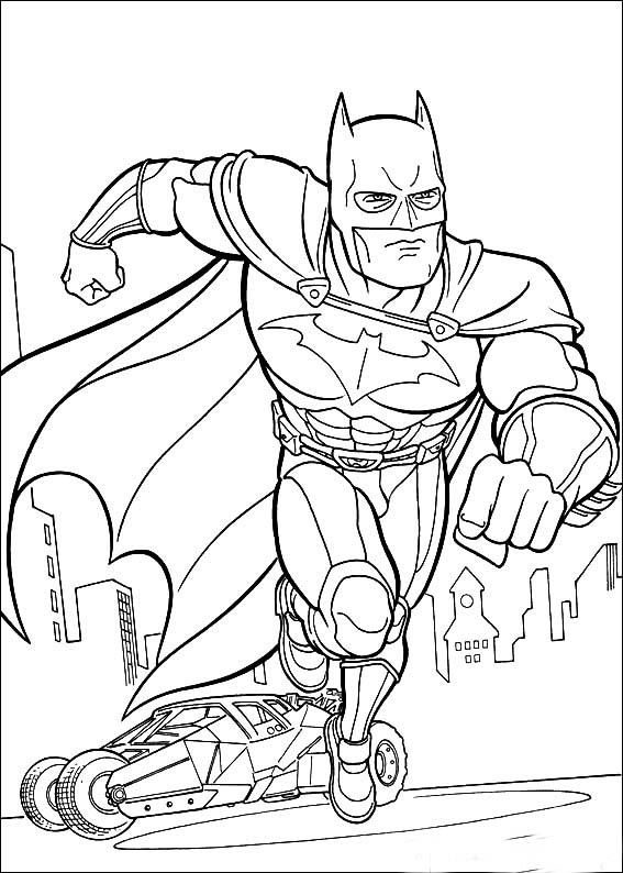 coloring Batman coloring pictures for kids