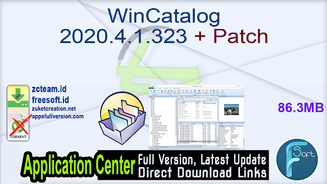 WinCatalog 2020.4.1.323 + Patch