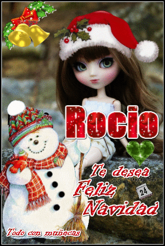 muñecas con nombres de navidad